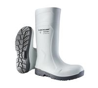 Sicherheitsstiefel DUNLOP "Purofort HydroGrip safety" Gr. 40, weiß, 40, Obermaterial: 100% Textilmaterial TEXMAT., Schuhe (43807057-40) weiß