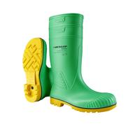 Sicherheitsstiefel DUNLOP "Sicherheitsstiefel A442AB1 Acifort HazGuard full safety" Gr. 41, grün (grün, schwarz, gelb), 41, Obermaterial: 100% Textilmaterial TEXMAT., Schuhe (64676509-41) grün, schwar