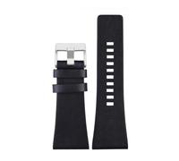 SiChouwz Großes Herrenarmband, Kompatibel Mit Diesel Dz7396 Dz1206 Dz1399 Dz1405 Lederarmband 22/24 / 26 28 30 32 Mm Uhrenzubehör(Black SK,28mm)