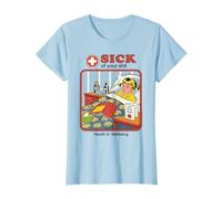 Sick of Your Shit Sarcastic Retro Vintage Funny Adult Humor T-Shirt