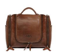 Kulturtasche Herren Leder braun DEXTER Kulturbeutel