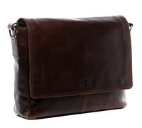 SID & VAIN große Laptoptasche Messenger Bag echt Leder - 15 Zoll Laptop Business-Tasche Spencer - Umhängetasche mit extra Laptop-Hülle - Ledertasche Herren Damen braun handgefertigt