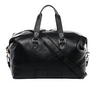 SID & VAIN große Weekender echt Leder - Sporttasche Yale 50 cm - Reisetasche Handgepäck mit Schultergurt - Ledertasche Herren und Damen schwarz handgefertigt
