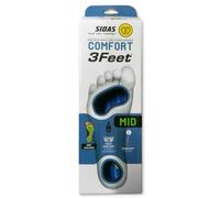 Sidas 3FEET COMFORT MID Einlagen für Schuhe, blau, größe 42-43 L