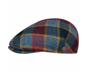 Sidney Big Colour Check Flatcap by Mayser blau 55 cm