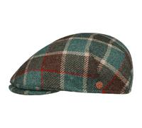 Sidney Big Colour Check Flatcap by Mayser grün 62 cm