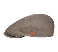 Sidney Leinen Stripes Flatcap by Mayser beige 56 cm