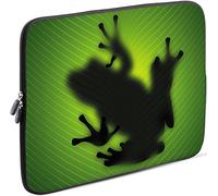 Sidorenko Laptop Tasche für 14-14,2 Zoll - Universal Notebooktasche Schutzhülle - Laptoptasche aus Neopren, PC Computer Hülle Sleeve Case Etui, Grün