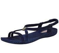 Siebi`s Damen Dusch- und Bade Sandalen Schuhe Tenno (42, Navy (blau))