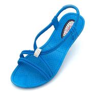 Siebi's Badeschuhe Damen - Tenno - Schwimmschuhe Badesandalen Frauen - fällt klein aus - schmaler Schnitt - türkis,38