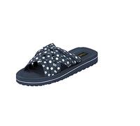 Siebi's BEACH WHITE DOTS Badeschuhe Pantoletten und Freizeitschuhe Damen: Größe: 41 | Farbe: Navy