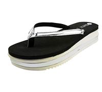 Siebi's Bilbao Zehentrenner modischer Flip mit Plateau Damen: Größe: 40 | Farbe: Schwarz