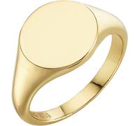 Siegelring FIRETTI "Schmuck Geschenk Silber 925 Fingerring Ring" Gr. 62, gold (gelbgoldfarben), Fingerringe, 62, Silber 925 (Sterlingsilber), 6,8mm, Siegelring, Exklusiv bei uns (73980436-62)