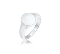 KUZZOI, Ring Basic Cool Siegelring Herren Matt 925 Silber in silber, für Herren Gr. 58 mm