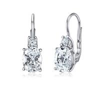 SIERRA Silberohrringe mit klaren Zirkon