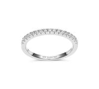 Sif Jakobs - Ellera Ring - 925 Sterling Silber - Weiße Zirkonia - Rhodiniert - Damenschmuck - 52
