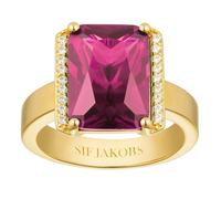 Sif Jakobs Jewellery SJ-R42267-PKCZ-YG Damen-Ring Roccanova Altro Grande Goldfarben Pink 56/17.8