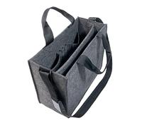 Desk Sharing Bag M grau, Sigel, 36x28x15 cm