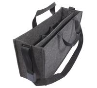 Sigel Laptoptasche Desk Sharing Bag L BA411 – bis 17,3 Zoll – synthetischer Filz, dunkelgrau