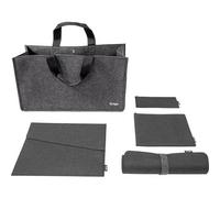 Sigel BAB02 Zubehör Tasche Bundle Desk Sharing Bag L Notebook Case Organizer Set Desk Mat Recycled PET, Synthetischer Filz Passend für maximal: 39,6 cm