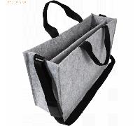 Sigel Desk Sharing Bag Classic L hellgrau recycelter PET-Filz 500x280x150 mm