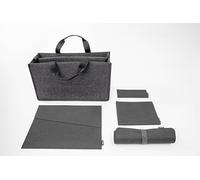 SIGEL Desk Sharing Starter Set dunkelgrau für Laptops bis 15,6 Zoll