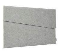 SIGEL BA502 Laptop-Hülle - Slim Sleeve für Laptops bis 15,6 Zoll & Tablets - Nachhaltig aus RPET & Recycling-Filz, Hellgrau - Magnetverschluss, Wasserabweisend, 40,5 x 28 x 1 cm