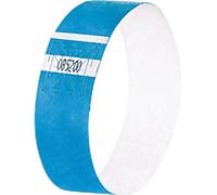 Sigel Super Soft Event-Armbänder Neonblau 120 Stück