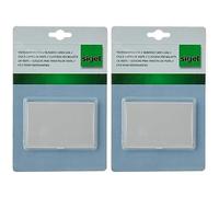 Sigel VZ135 Visitenkarten-Etui Silber matt, Alu (Packung mit 2)