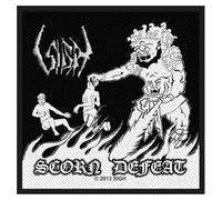 SIGH PATCH AUFNÄHER # 2 SCORN DEFEAT 10x10cm FLICKEN ABZEICHEN