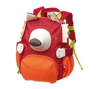 SIGIKID 24919 Kinderrucksack Fuchs, Kindergarten-Rucksack: robust, leicht, kindgerecht, für Kita, Krippe, Ausflüge, Freizeit, für Kinder von 2 - 5 Jahren, Rot/Fuchs 26x22x21 cm, 5,2 l