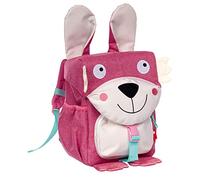 SIGIKID 25080 Rucksack Hase School Mädchen Kinderrucksack empfohlen ab 3 Jahren rosa, 28x24x18 cm