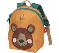 SIGIKID 25223 Mini Rucksack Bär Kinderrucksack für Krippe, Kita, Ausflüge empfohlen für Mädchen und Jungen ab 2 Jahren, Braun 28 cm