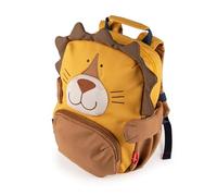 SIGIKID 25254 Kinderrucksack Löwe, Kindergarten-Rucksack: robust, leicht, kindgerecht, für Kita, Krippe, Ausflüge, Freizeit, für Kinder von 2 - 5 Jahren, Gelb/Löwe 29x26x13 cm, 5,2 l