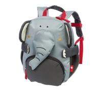 SIGIKID 25256 Kinderrucksack Elefant, Kindergarten-Rucksack: robust, leicht, kindgerecht, für Kita, Krippe, Ausflüge, Freizeit, für Kinder von 2 - 5 Jahren, Grau/Elefant 29x26x13 cm, 5,2 l