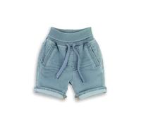 sigikid Baby Jeans Shorts mit Schlupfbund zum Umschlagen und Bindebändchen, softe Sweat Denim-Qualität und bequeme Passform, für Mädchen, Größe 62 - 98
