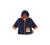 Sigikid Baby-Jungen Polarfleecejacke WILD Fox Fleecejacke, Dunkelblau, 92 cm