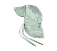 Sigikid Baby - Jungen Schirm-mütze Nackenschutz Uv-Schutz 40+ Mit Bindebändchen Sonnenhut, Grün, 42 EU