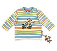 Sigikid Baby - Jungen Sweatshirt Langarmshirt 153304, Gestreift, Gr. 62, Mehrfarbig (Mehrfarbig M)