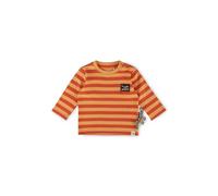 Sigikid Baby-Jungen WILD Fox Langarmshirt, Orange, 62 cm
