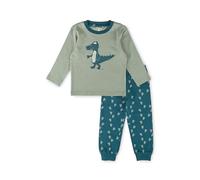 Sigikid Jungen Pyjama Mini Nachtwäsche Pyjamaset, Grün, 116