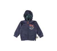 Sigikid Jungen Sweatjacke Mini WILD Fox Sweatshirt, Dunkelblau, 110