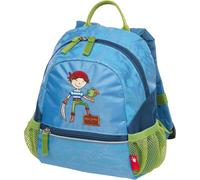 Sigikid 24936 Rucksack klein Sammy Samoa Mädchen und Jungen Kinderrucksack empfohlen ab 2 Jahren blau/grün