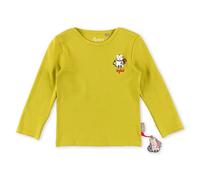 Sigikid Mädchen Mini Langarmshirt aus Bio-Baumwolle T-Shirt, gelb/Uni, 98