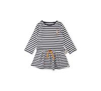 Sigikid Mädchen Mini Magic OWL Kleid, Dunkelblau/Weiß gestreift, 110 cm