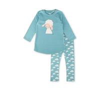 Sigikid Mädchen Pyjama Mini Nachtwäsche Pyjamaset, Türkis, 110