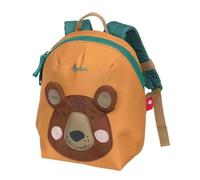 SIGIKID 25223 Mini Rucksack Bär Kinderrucksack für Krippe, Kita, Ausflüge empfohlen für Mädchen und Jungen ab 2 Jahren, Braun 28 cm
