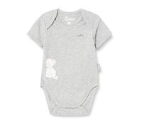 sigikid Unisex Baby Kurzarm aus Bio-Baumwolle für Neugeborene Mädchen & Jungen in den Größen 50 bis 68 Unterwäsche Body für Babys, grau, 56