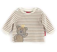 Sigikid Unisex - Baby T-Shirt Langarmshirt,New Born, Einfarbig, Gr. 68, Beige (Tuffet)