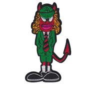 SigitasTrading AC/DC Angus Young Aufnäher Besticktes Patch zum Aufbügeln Applique
